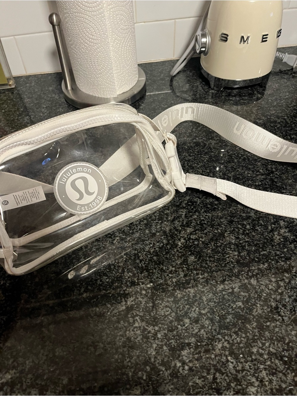 lululemon athletica Clear White Crossbody Bag - Out of Stock- Hard to Find-